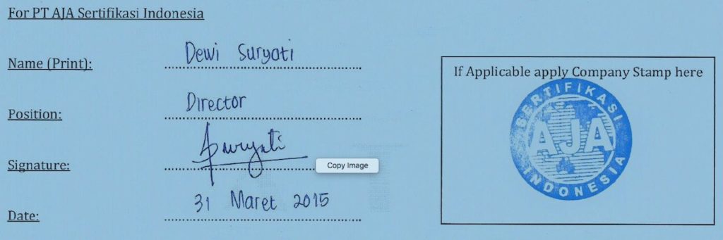 Acrobat Reader highlights (in blue) the signature above together with the text of this ‘Proposal and Application’. The signature is an integral part of the document, which is indicative (but not conclusive) that the signature not falsified.